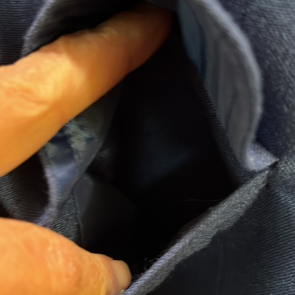 Womens size 38 blue blazer with button front, lined and pockets-worn maybe once - Picture 4 of 7